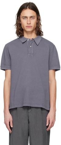 Officine Générale Blue Larry Polo