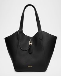 Medium Pebble Leather Tote Bag