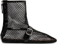 ALAÏA Black Fishnet High Boots