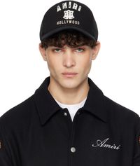 AMIRI Black 'MA' Hollywood Trucker Cap