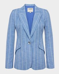 Chamberlain Pinstripe Single-Breasted Blazer
