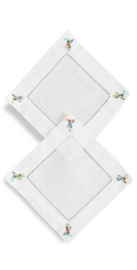 Abbode Skier Napkins White One Size