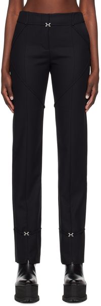 HELIOT EMIL Black Amentum Trousers