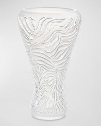 Zebre Vase, Satin Finish