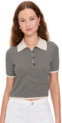 FRAME The Smart Polo Cream Multi XL