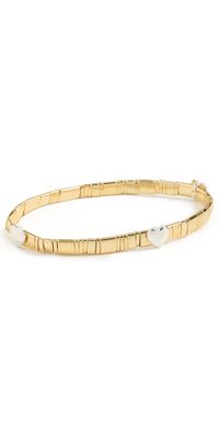 SHASHI Tilu Heart Bracelet Gold/Silver One Size