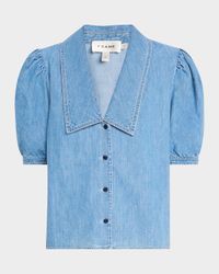 Denim Sailor Blouse