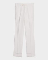 Men's Single-Pleated Chino Pants