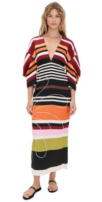 Cala de la Cruz Peninsula Dress Agavebw XS