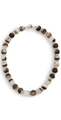 Julietta Odette Necklace Agate/Silver One Size