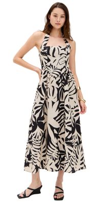 Seven Wonders Locklea Midi Dress Matelo Black/Sand XL