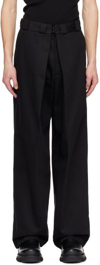 Givenchy Black Extra Wide Trousers