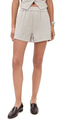 SIR. Leone Gathered Shorts Natural 0P