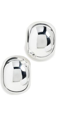 Jenny Bird Gemma Hoops Silver One Size