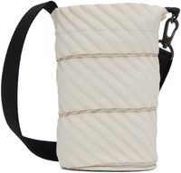 HOMME PLISSÉ ISSEY MIYAKE Off-White Pottery Pouch