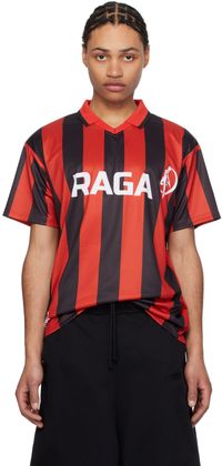 Raga Malak SSENSE Exclusive Red & Black Raga United T-Shirt