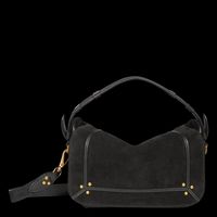 Jerome Dreyfuss - Sac bandoulière en cuir velours - Taille Unique - Noir