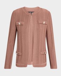 Heritage-Fit Braided Cable Soft Knit Jacket