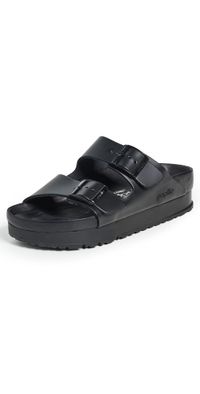 Birkenstock Arizona Platform Flex Exquisite Sandals Black 37