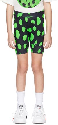 Stella McCartney Kids Black Printed Shorts