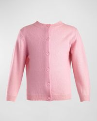 Girl's Cashmere Cardigan, Size 2-10