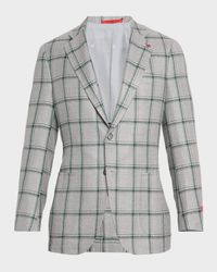 Men's Windowpane Sport Coat