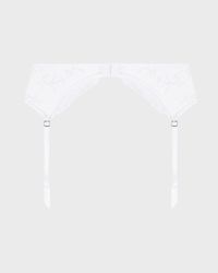 Source Beaute Embroidered Lace Garter Belt