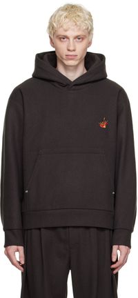 WOOYOUNGMI Gray Volcano Hoodie