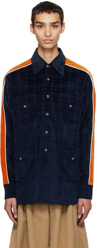 Ahluwalia Navy Bnaebi Jacket