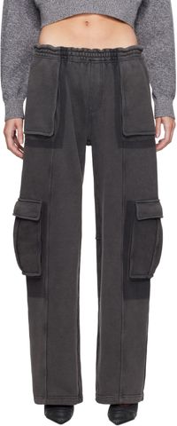 alexanderwang.t Gray Oversized Cargo Sweatpants