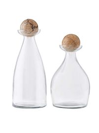 Thayer 2-Piece Decanter Set - Taupe