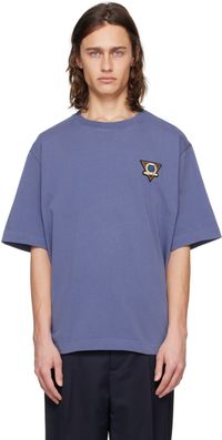 Maison Kitsuné Blue Surf Collage T-Shirt