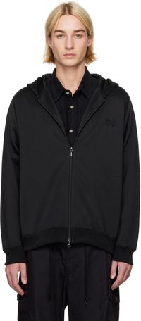 NEEDLES Black Zipped Hoodie