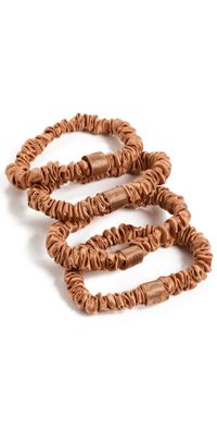 Slip Skinny Scrunchies Set of 4 Copper One Size