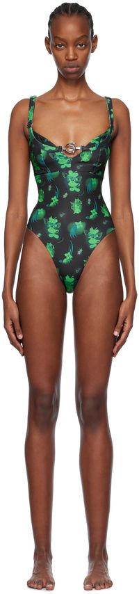 Chopova Lowena Green Suski Swimsuit