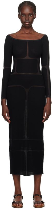 Gabriela Hearst Black Sebbie Maxi Dress