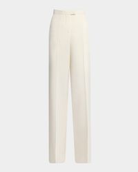 Loose Straight-Leg Trousers