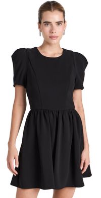 Black Halo Chadwick Mini Dress Porcelain 12
