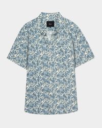 Men's Carson Banana Leaf Short-Sleeve Shirt