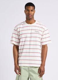 Edwin - Tee-shirt droit col rond en coton - Taille XL - Multicolore