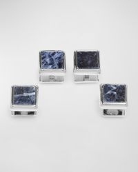 Men's JFK Presidential Sodalite Shirt Studs