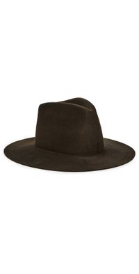 Janessa Leone Kiko Hat Dark Olive S