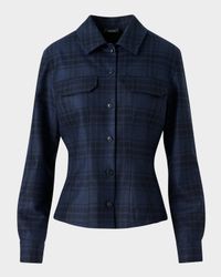 Long-Sleeve Check Flannel Shirt