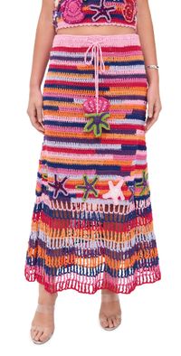 CeliaB Venus Crochet Skirt Multi S