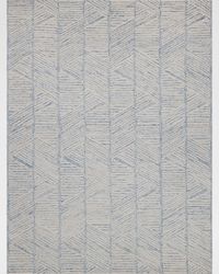Kascata Hand-Tufted Blue/Ivory Rug, 8' x 10'