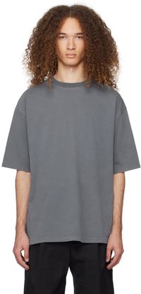 We11done T-shirt gris à image