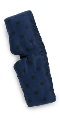 Lunya Washable Silk Sleep Mask Blue Ellipsis L