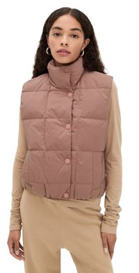 Rhone Quilted Puffer Vest Clay Mist L