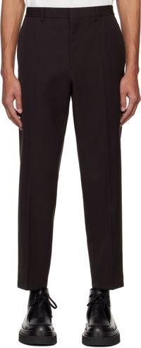 Jil Sander Brown Tapered Trousers