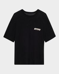 Men's Ian Short-Sleeve Mesh Logo T-Shirt